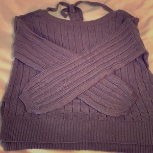 American Eagle Balloon Sleeve Sweater